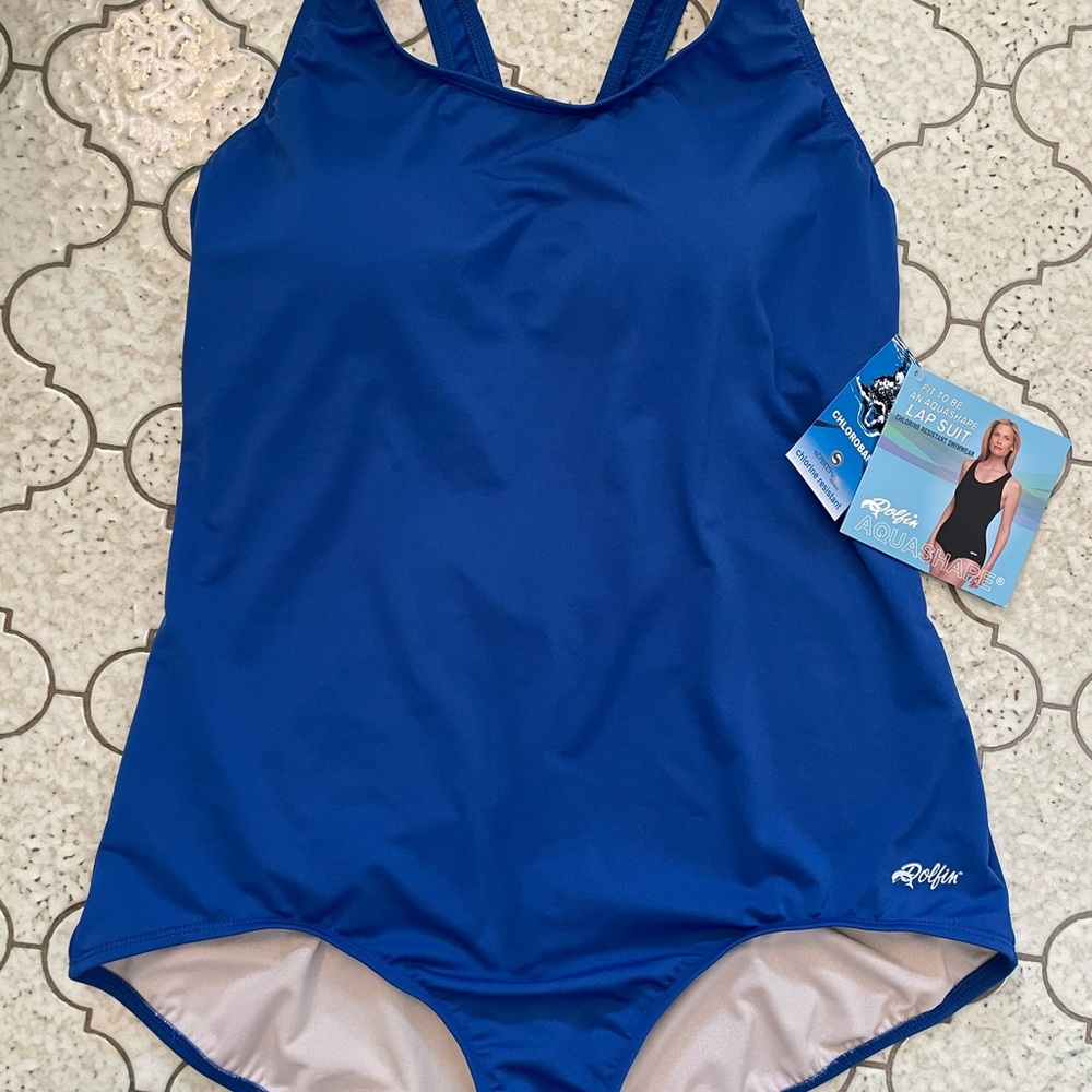 Womens Plus size Dolphin one piece swimsuit